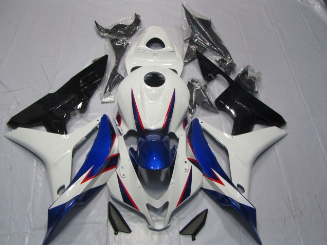 Style Bleu Blanc OEM 2007-2008 Honda CBR600RR Carénage Moto Style Bleu Blanc OEM 2007-2008 Honda CBR600RR Carénage Moto
