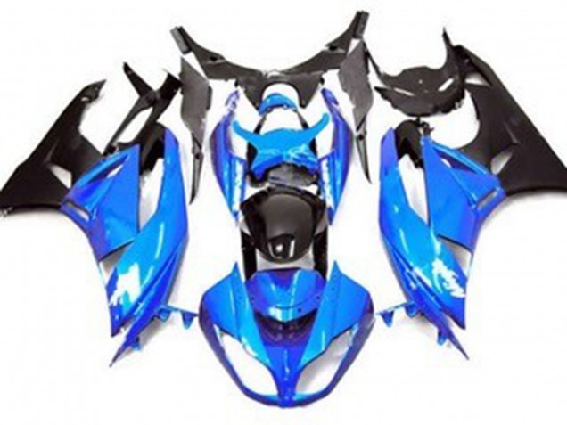 Style Bleu Brillant 2009-2012 Kawasaki ZX6R Carénage Moto Style Bleu Brillant 2009-2012 Kawasaki ZX6R Carénage Moto