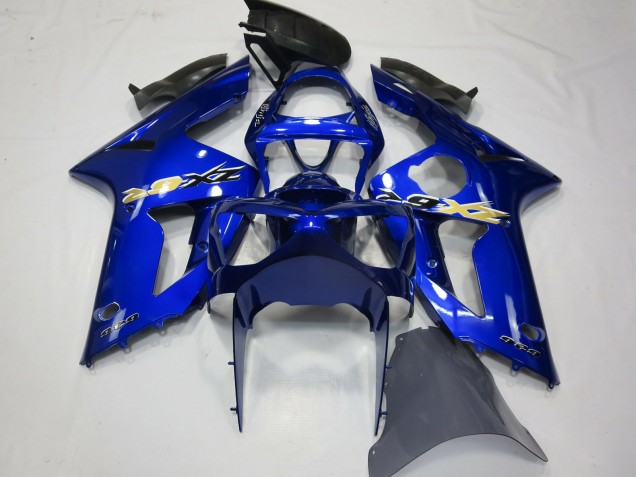Style Bleu OEM 2003-2004 Kawasaki ZX6R Carénage Moto Style Bleu OEM 2003-2004 Kawasaki ZX6R Carénage Moto
