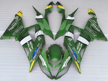 Style De Logo Vert 2013-2018 Kawasaki ZX6R Carénage Moto