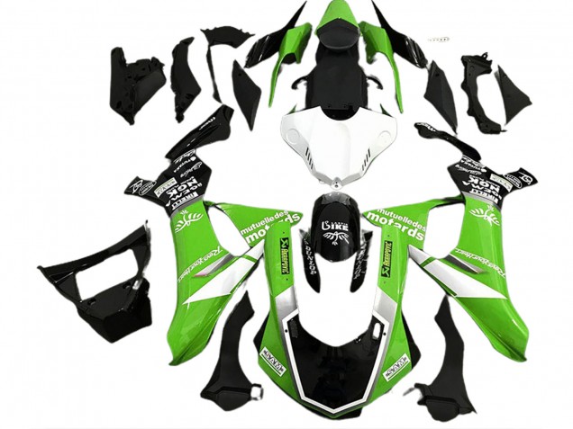 Style De Logo Vert Brillant 2015-2019 Yamaha R1 Carénage Moto Style De Logo Vert Brillant 2015-2019 Yamaha R1 Carénage Moto