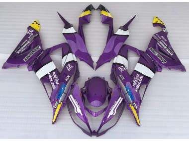 Style De Logo Violet 2013-2018 Kawasaki ZX6R Carénage Moto