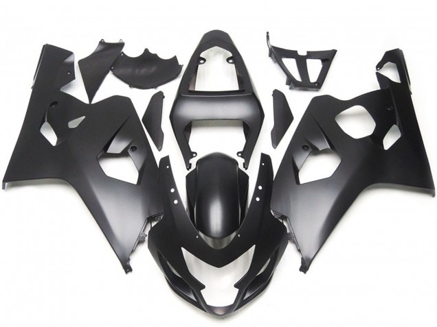 Style Noir Mat 2004-2005 Suzuki GSXR 600-750 Carénage Moto Style Noir Mat 2004-2005 Suzuki GSXR 600-750 Carénage Moto