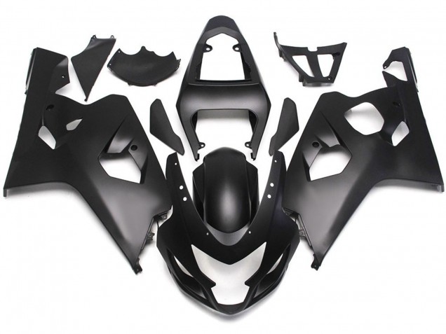 Style Noir Mat Avec Décalcomanies Rouges 2004-2005 Suzuki GSXR 600-750 Carénage Moto Style Noir Mat Avec Décalcomanies Rouges 2004-2005 Suzuki GSXR 600-750 Carénage Moto