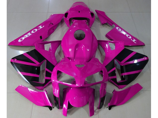 Style Rose Vif OEM 2005-2006 Honda CBR600RR Carénage Moto Style Rose Vif OEM 2005-2006 Honda CBR600RR Carénage Moto
