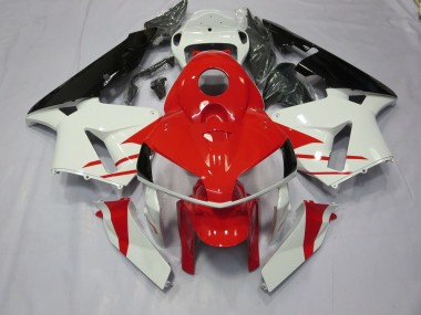 Style Rouge & Blanc 2005-2006 Honda CBR600RR Carénage Moto