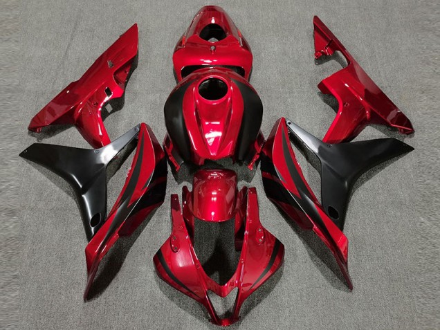 Style Rouge Foncé OEM 2007-2008 Honda CBR600RR Carénage Moto Style Rouge Foncé OEM 2007-2008 Honda CBR600RR Carénage Moto