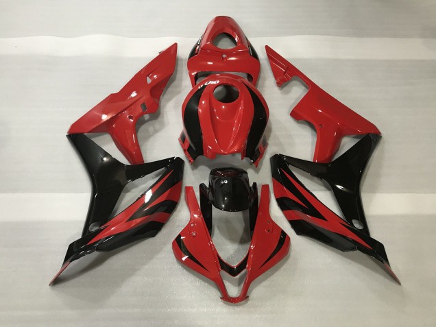 Style Rouge Métallisé OEM 2007-2008 Honda CBR600RR Carénage Moto Style Rouge Métallisé OEM 2007-2008 Honda CBR600RR Carénage Moto