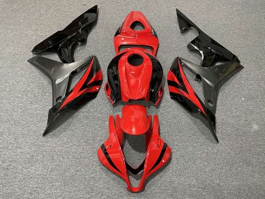 Style Rouge OEM & Gris 2007-2008 Honda CBR600RR Carénage Moto