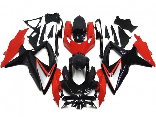 Style Rouge Personnalisé OEM 2008-2010 Suzuki GSXR 600-750 Carénage Moto Style Rouge Personnalisé OEM 2008-2010 Suzuki GSXR 600-750 Carénage Moto