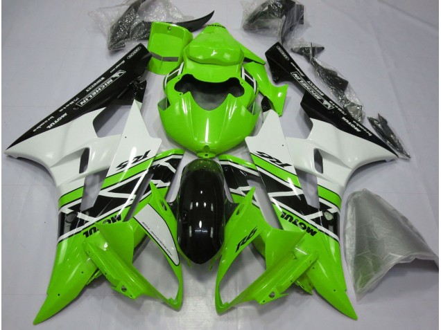 Style Vert OEM 2006-2007 Yamaha R6 Carénage Moto Style Vert OEM 2006-2007 Yamaha R6 Carénage Moto
