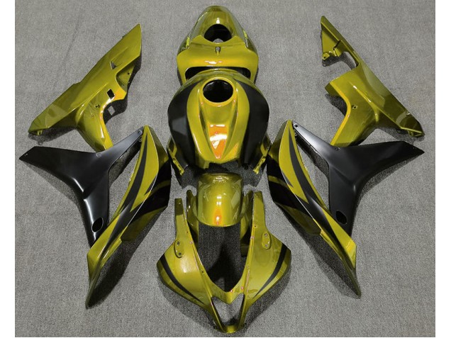 Style Vert Olive OEM 2007-2008 Honda CBR600RR Carénage Moto Style Vert Olive OEM 2007-2008 Honda CBR600RR Carénage Moto