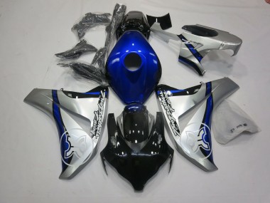 Tbr Bleu & Argent 2006-2007 Honda CBR1000RR Carénage Moto