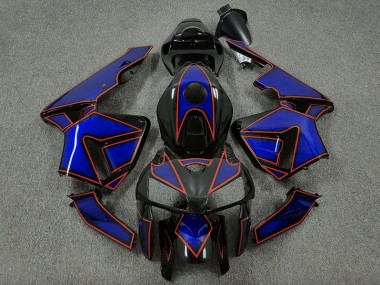 Tortue Bleue & Rouge 2005-2006 Honda CBR600RR Carénage Moto