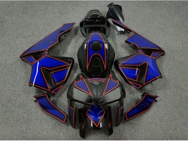 Tortue Bleue & Rouge 2005-2006 Honda CBR600RR Carénage Moto Tortue Bleue & Rouge 2005-2006 Honda CBR600RR Carénage Moto
