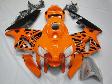 Tribale Orange 2005-2006 Honda CBR600RR Carénage Moto