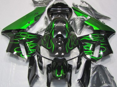 Verde Vibrante Fiamma 2005-2006 Honda CBR600RR Carénage Moto