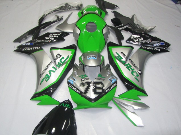 Vert Argent 2012-2016 Honda CBR1000RR Carénage Moto Vert Argent 2012-2016 Honda CBR1000RR Carénage Moto