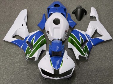 Vert & Bleu Brillant 2013-2023 Honda CBR600RR Carénage Moto