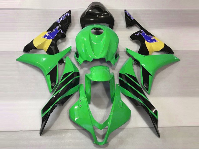 Vert & Bleu Taureau 2007-2008 Honda CBR600RR Carénage Moto Vert & Bleu Taureau 2007-2008 Honda CBR600RR Carénage Moto