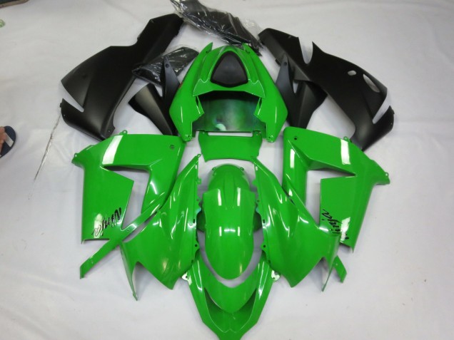 Vert Brillant 2004-2005 Kawasaki ZX10R Carénage Moto Vert Brillant 2004-2005 Kawasaki ZX10R Carénage Moto