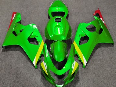Vert Brillant 2004-2005 Suzuki GSXR 600-750 Carénage Moto