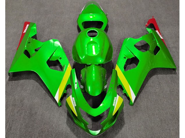 Vert Brillant 2004-2005 Suzuki GSXR 600-750 Carénage Moto Vert Brillant 2004-2005 Suzuki GSXR 600-750 Carénage Moto
