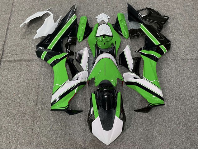 Vert Brillant Blanc & Noir 2017-2023 Honda CBR1000RR Carénage Moto Vert Brillant Blanc & Noir 2017-2023 Honda CBR1000RR Carénage Moto