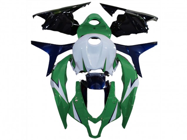 Vert Brillant & Bleu 2009-2012 Honda CBR600RR Carénage Moto Vert Brillant & Bleu 2009-2012 Honda CBR600RR Carénage Moto