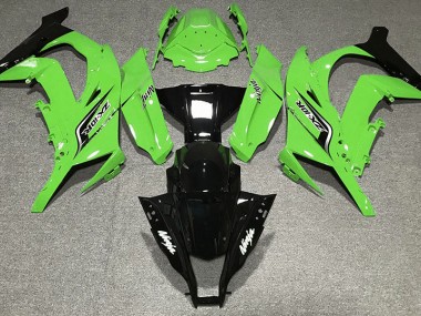 Vert Brillant & Logos 2011-2015 Kawasaki ZX10R Carénage Moto