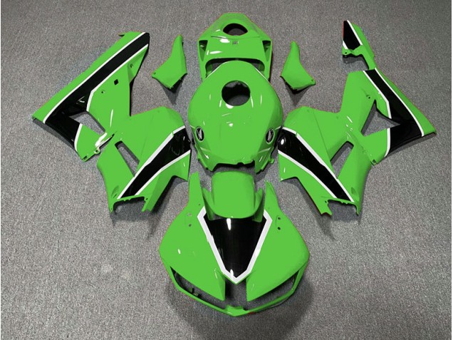 Vert Brillant & Noir 2013-2023 Honda CBR600RR Carénage Moto Vert Brillant & Noir 2013-2023 Honda CBR600RR Carénage Moto