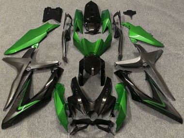 Vert Brillant & Vert R 2008-2010 Suzuki GSXR 600-750 Carénage Moto