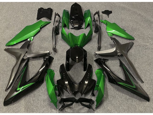 Vert Brillant & Vert R 2008-2010 Suzuki GSXR 600-750 Carénage Moto Vert Brillant & Vert R 2008-2010 Suzuki GSXR 600-750 Carénage Moto