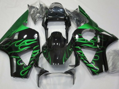Vert Flamme 2002-2003 Honda CBR954RR Carénage Moto