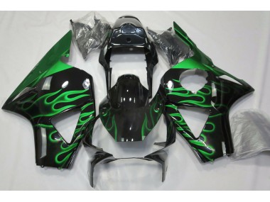 Vert Flamme 2002-2003 Honda CBR954RR Carénage Moto