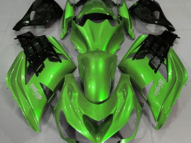 Vert Liquide 2012-2021 Kawasaki ZX14R Carénage Moto