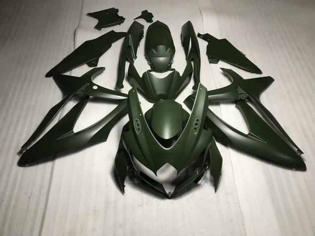Vert Mat 2008-2010 Suzuki GSXR 600-750 Carénage Moto Vert Mat 2008-2010 Suzuki GSXR 600-750 Carénage Moto