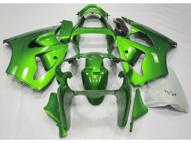 Vert Métallisé 2000-2002 Kawasaki ZX6R Carénage Moto Vert Métallisé 2000-2002 Kawasaki ZX6R Carénage Moto