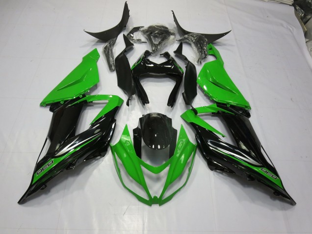 Vert Noir 2013-2018 Kawasaki ZX6R Carénage Moto