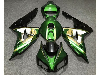 Vert & Or 2006-2007 Honda CBR1000RR Carénage Moto