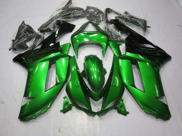 Vert Spécial 2007-2008 Kawasaki ZX6R Carénage Moto