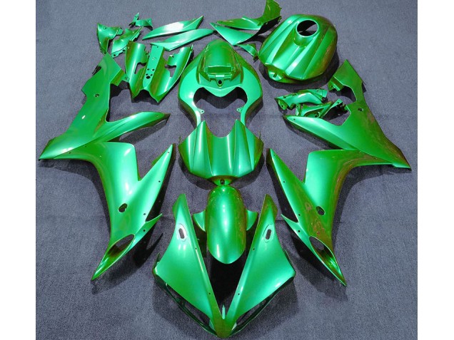 Vert Uni 2004-2006 Yamaha R1 Carénage Moto Vert Uni 2004-2006 Yamaha R1 Carénage Moto