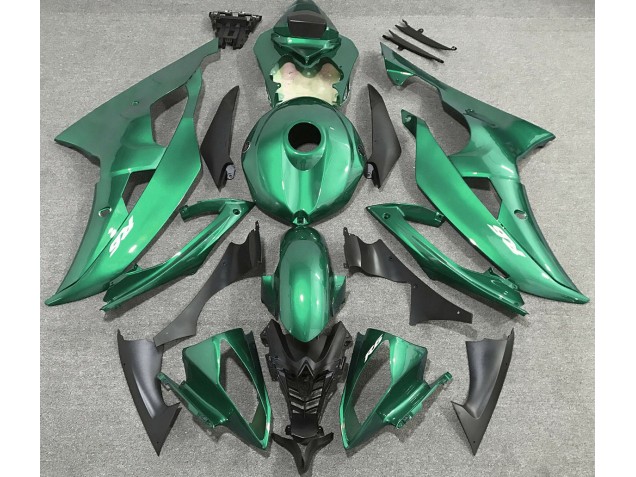 Vert Écume De Mer 2008-2016 Yamaha R6 Carénage Moto Vert Écume De Mer 2008-2016 Yamaha R6 Carénage Moto