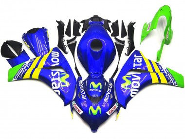 Vibrant Movistar 2008-2011 Honda CBR1000RR Carénage Moto