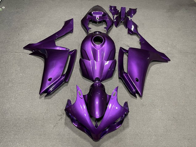 Violet Brillant 2007-2008 Yamaha R1 Carénage Moto Violet Brillant 2007-2008 Yamaha R1 Carénage Moto