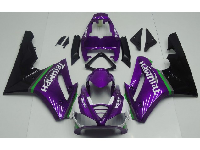Violet Brillant 2009-2012 Triumph Daytona 675 Carénage Moto Violet Brillant 2009-2012 Triumph Daytona 675 Carénage Moto