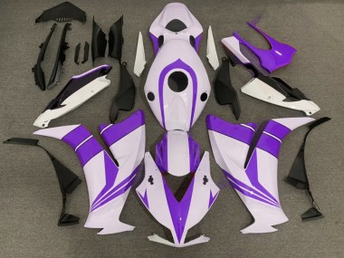 Violet Brillant & Blanc 2012-2016 Honda CBR1000RR Carénage Moto