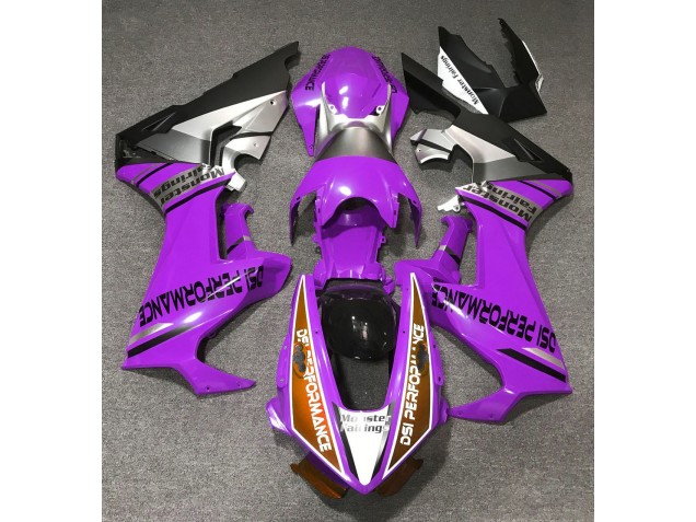 Violet Brillant & Orange 2017-2023 Honda CBR1000RR Carénage Moto Violet Brillant & Orange 2017-2023 Honda CBR1000RR Carénage Moto