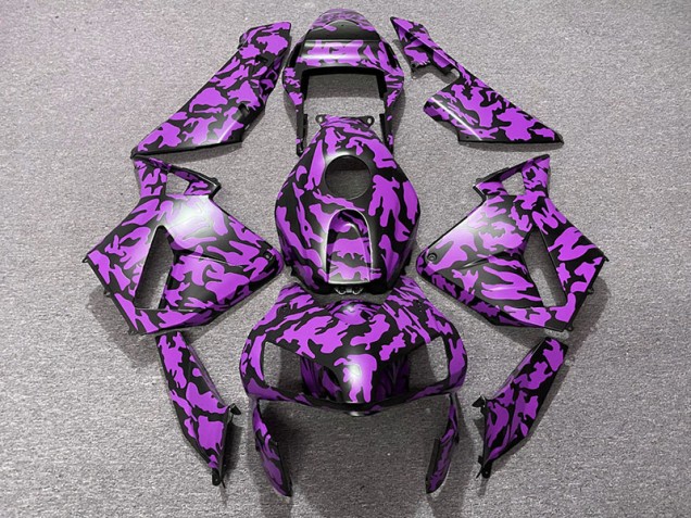 Violet Camouflage 2003-2004 Honda CBR600RR Carénage Moto Violet Camouflage 2003-2004 Honda CBR600RR Carénage Moto