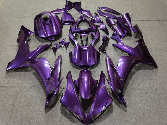 Violet Foncé 2004-2006 Yamaha R1 Carénage Moto Violet Foncé 2004-2006 Yamaha R1 Carénage Moto